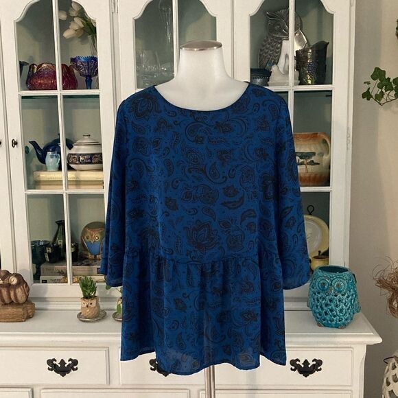 Peasant top | M | Faded Glory - Picture 1 of 7